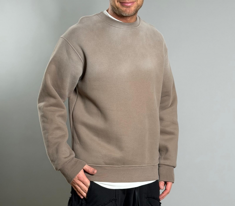 Мъжка блуза  WITH LOVE – TAUPE