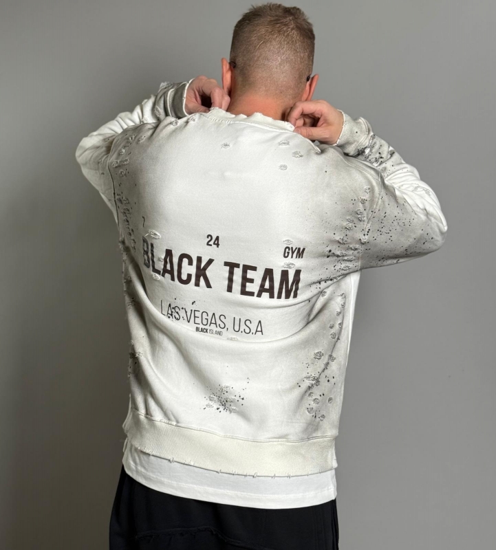 Мъжка блуза BLACK TEAM WHITE