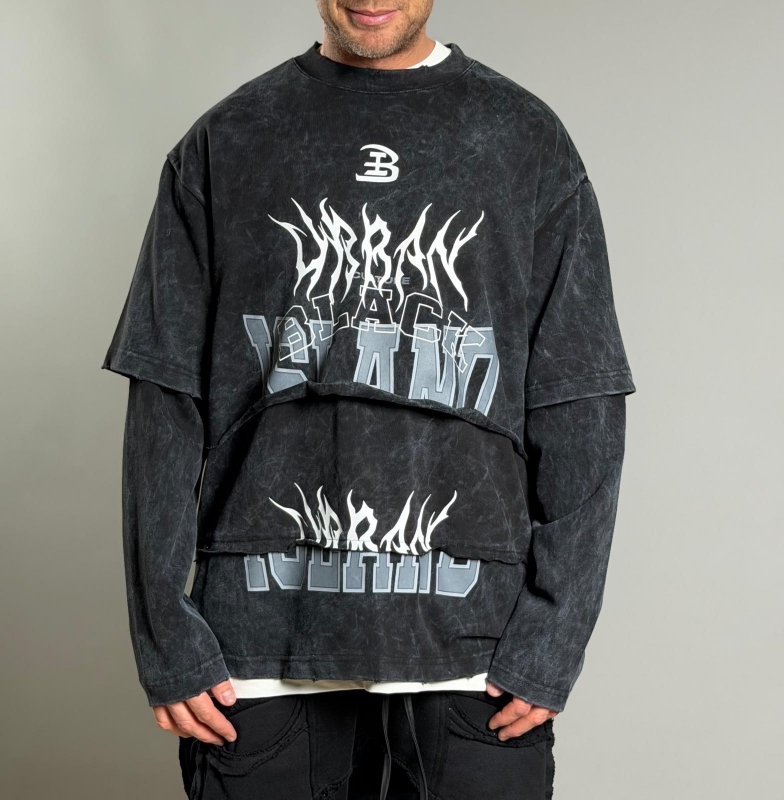 Мъжка блуза DOUBLE LAYER EFFECT