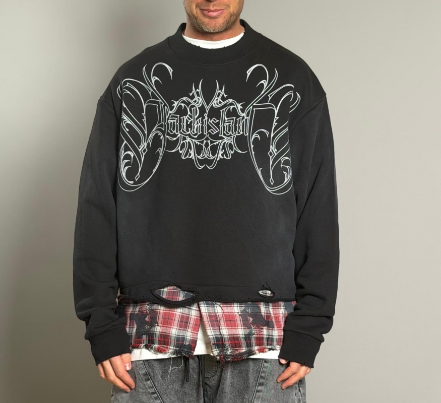 Мъжка блуза Gothic Layered Crewneck