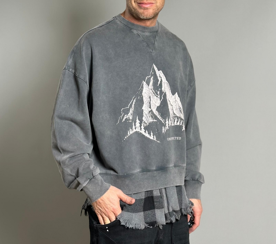 Мъжка блуза LAYERED MOUNTAIN SWEAT