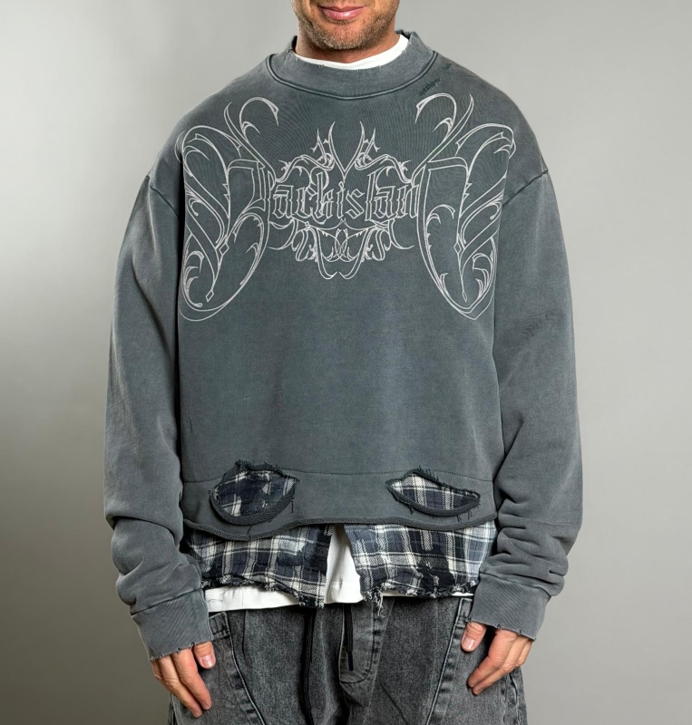 Мъжка блуза REBEL LAYER SWEAT