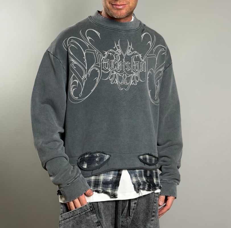 Мъжка блуза REBEL LAYER SWEAT