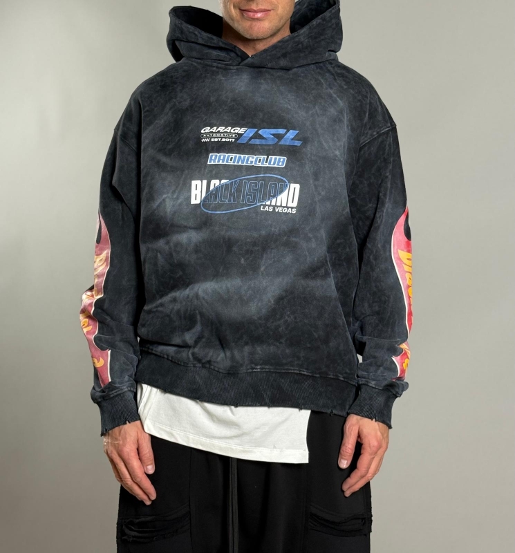 Мъжка блуза с качулка American Blaze Hoodie