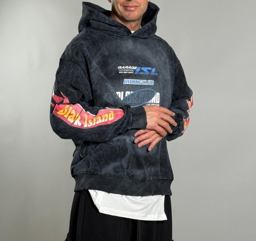 Мъжка блуза с качулка American Blaze Hoodie