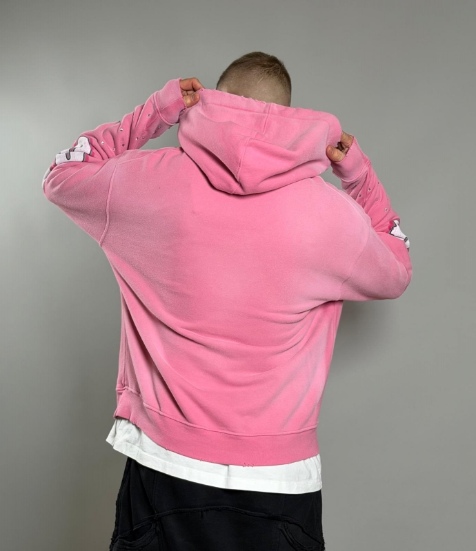 Мъжка блуза с качулка Racing Club Hoodie – Pink Edition