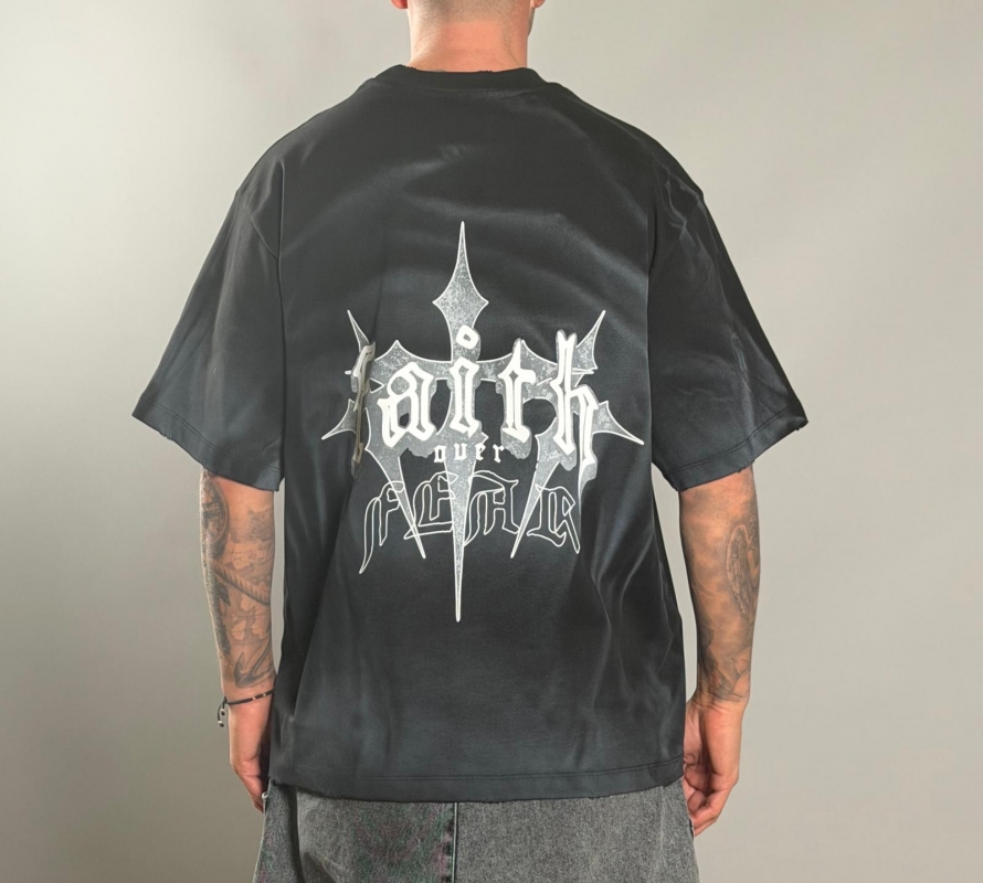 Мъжка тениска Faith Over