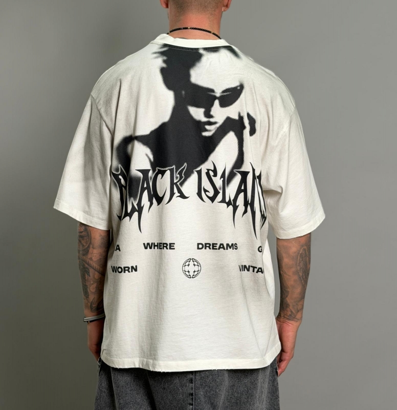 Мъжка овърсайз тениска NEON MUSE TEE