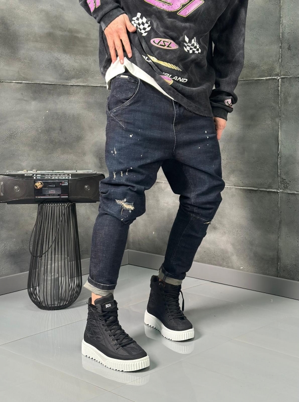 Мъжки дънки ARC DENIM – MID BLACK
