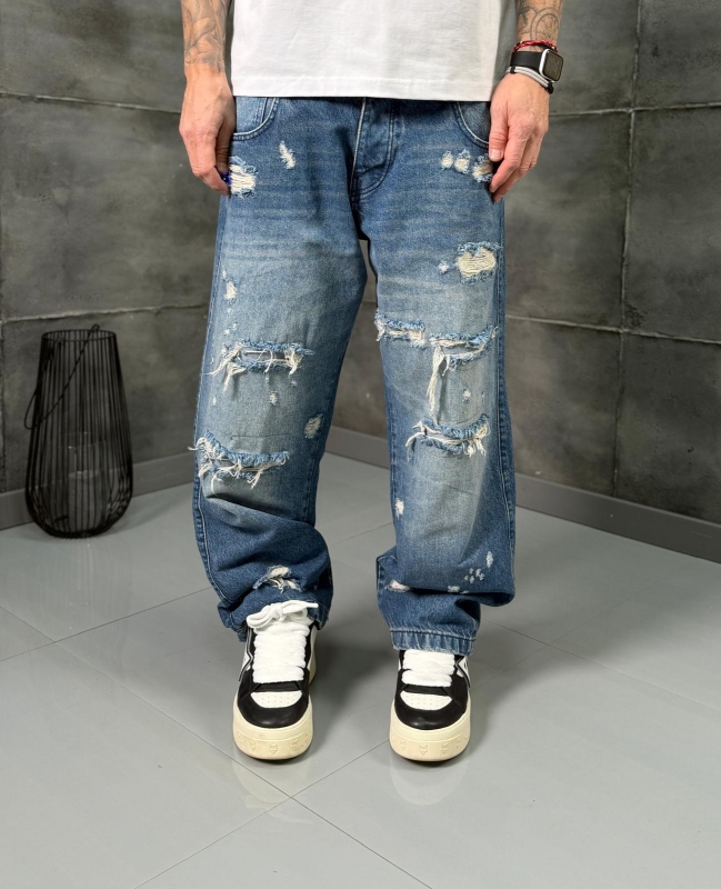 Мъжки дънки baggy DOUBLE