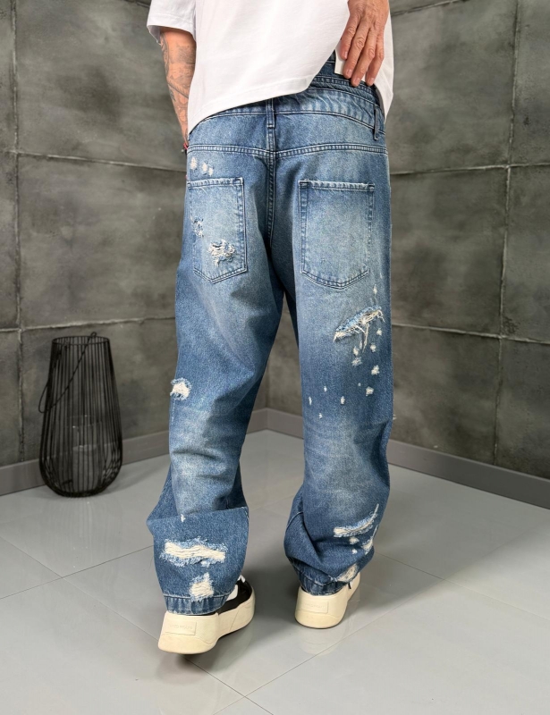 Мъжки дънки baggy DOUBLE