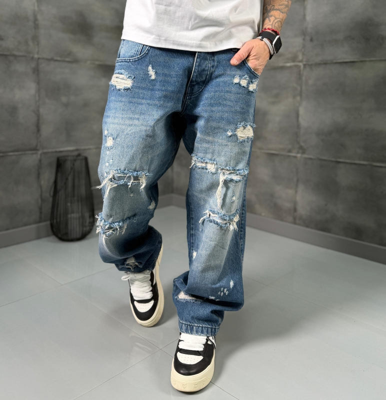 Мъжки дънки baggy DOUBLE