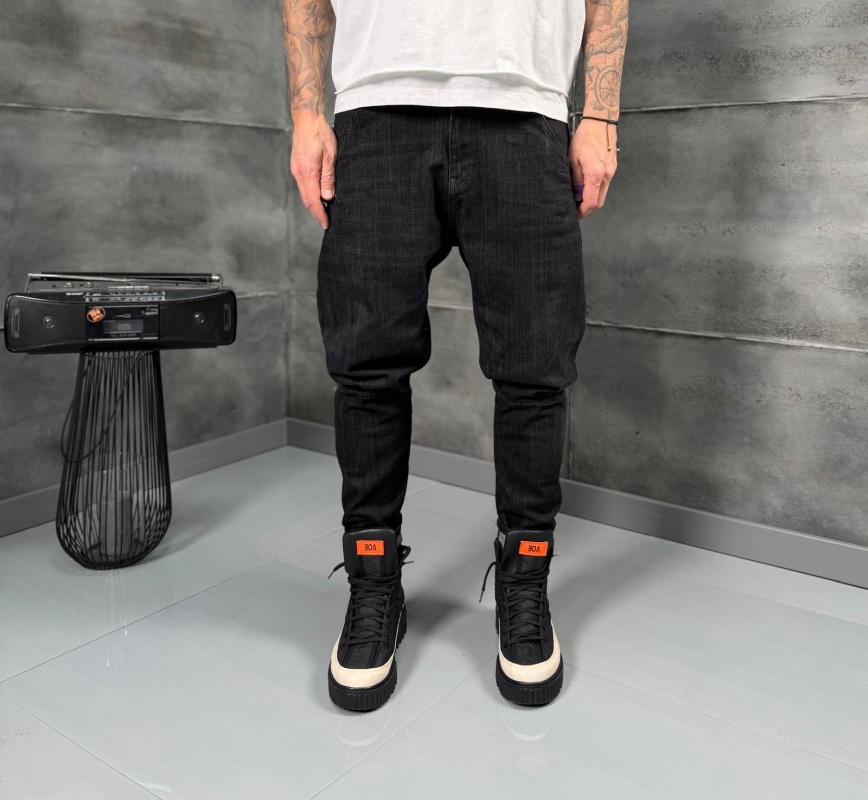 Мъжки дънки BLACK DROP TAPER JEANS