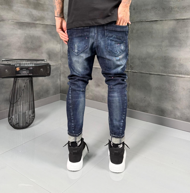 Мъжки дънки BLUE ART DISTRESSED JEANS