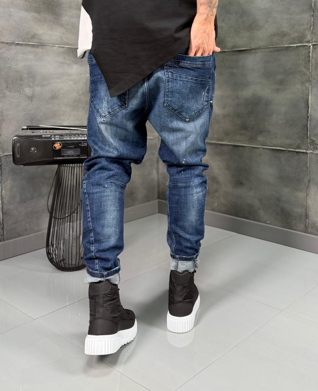 Мъжки дънки BLUE FRACTURE