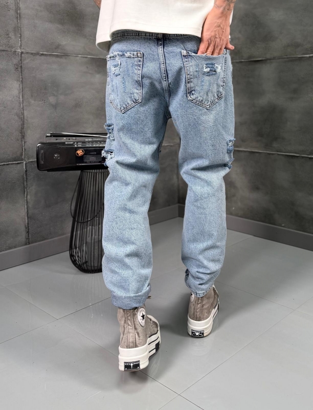 Мъжки дънки BLUE HEAVY DESTROY