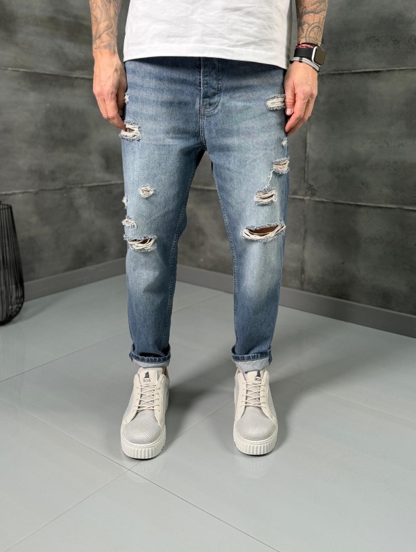 Мъжки дънки Boyfriend RIVEN BLUE