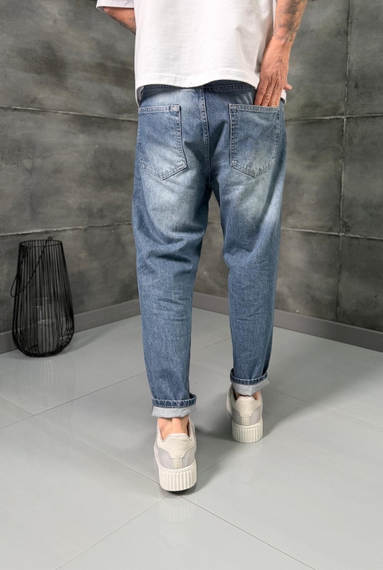 Мъжки дънки Boyfriend RIVEN BLUE