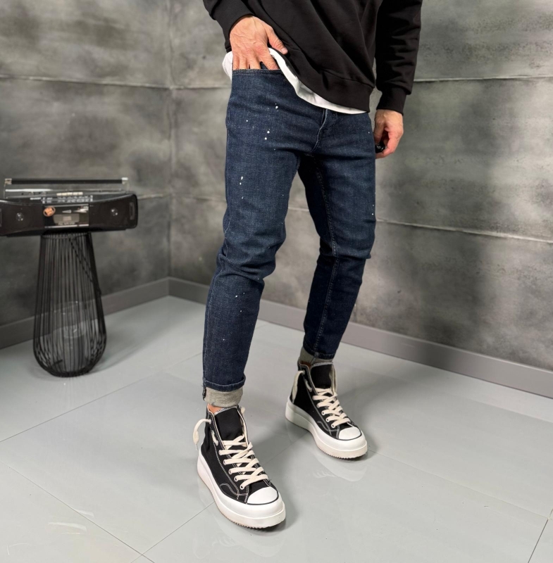 Мъжки дънки DARK SPECK TAPER