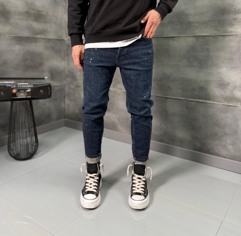 Мъжки дънки DARK SPECK TAPER