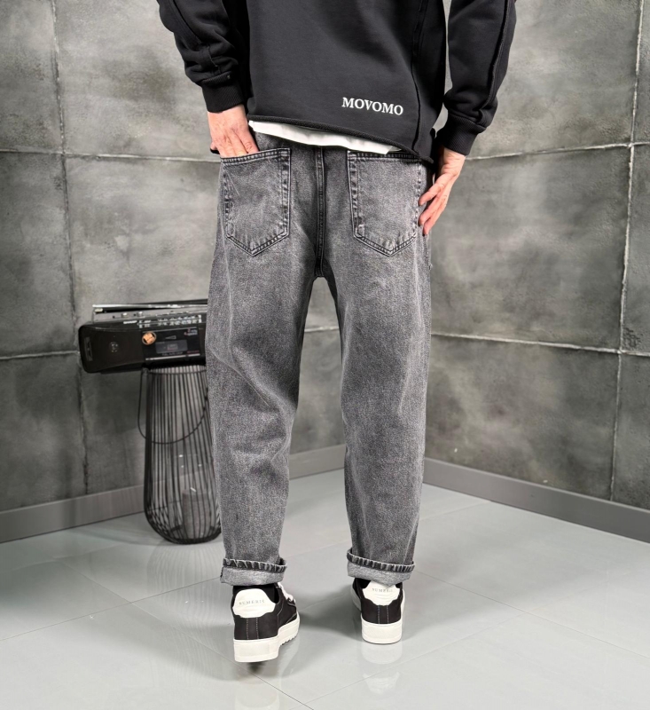 Мъжки дънки Distressed Grey