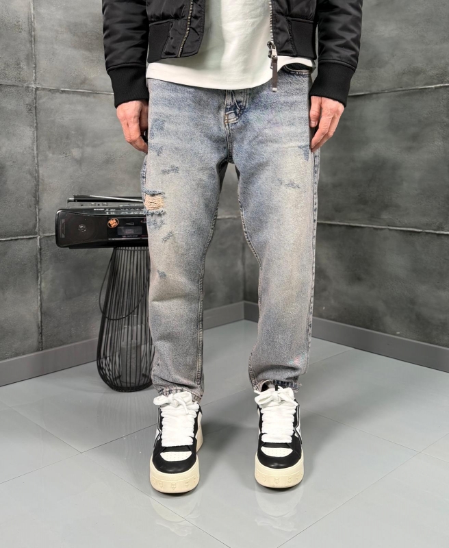 Мъжки дънки GREY DUST DENIM