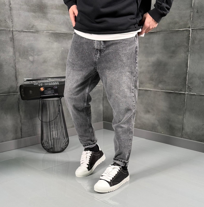 Мъжки дънки Grey Washed ONE
