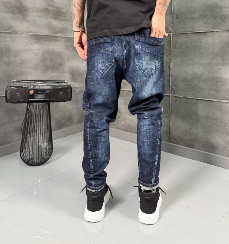 Мъжки дънки INDIGO DROP ART JEANS