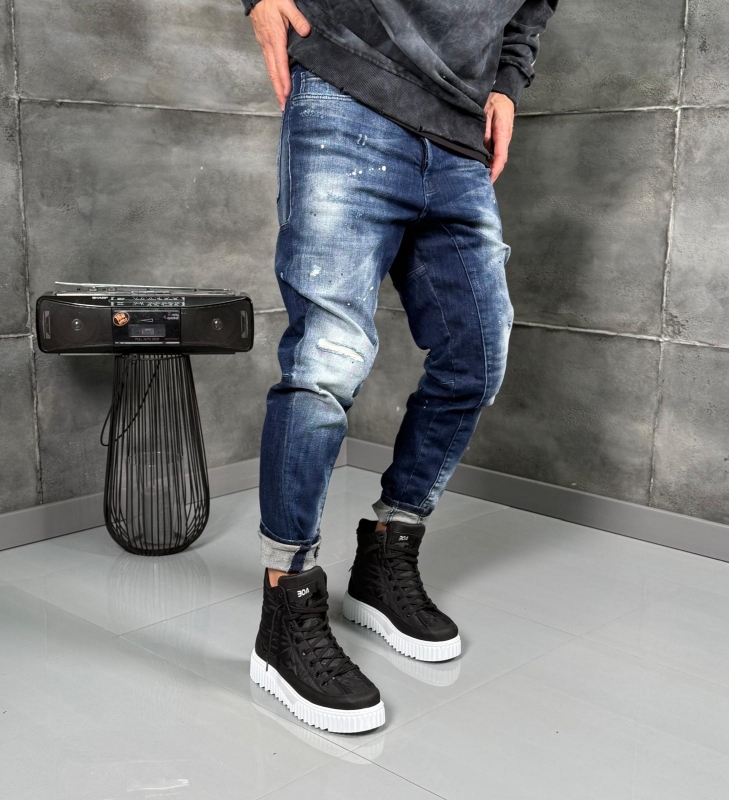 Мъжки дънки Indigo Flux Denim