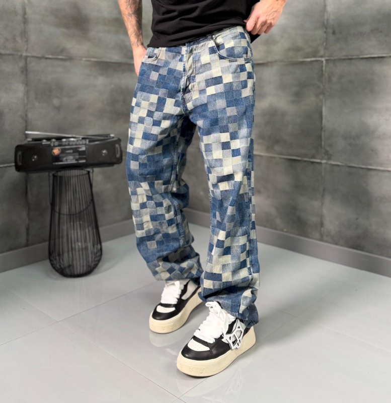 Мъжки дънки PATCHWORK