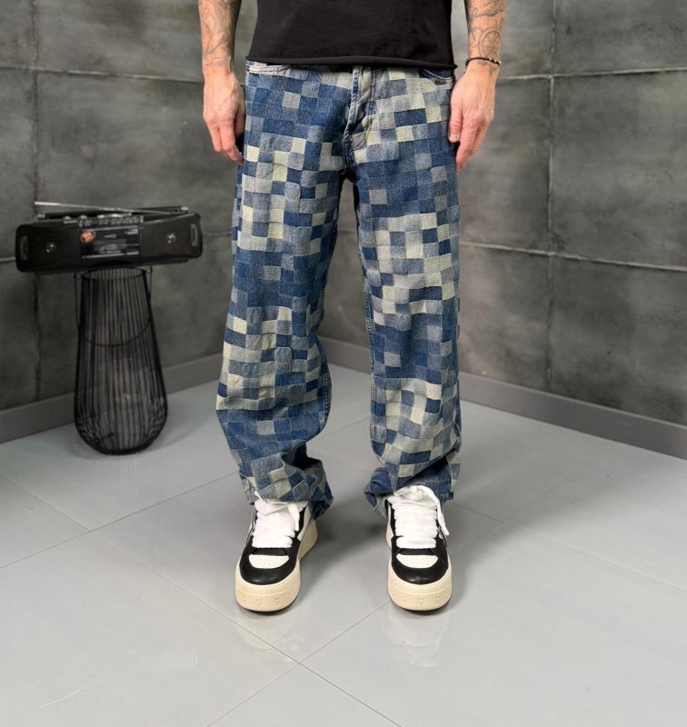 Мъжки дънки PATCHWORK