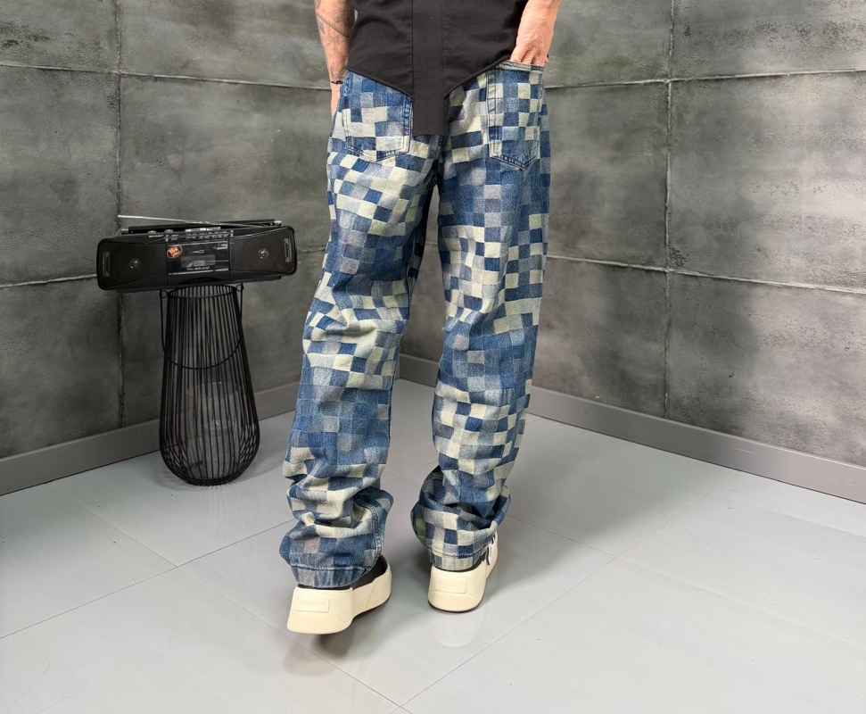 Мъжки дънки PATCHWORK