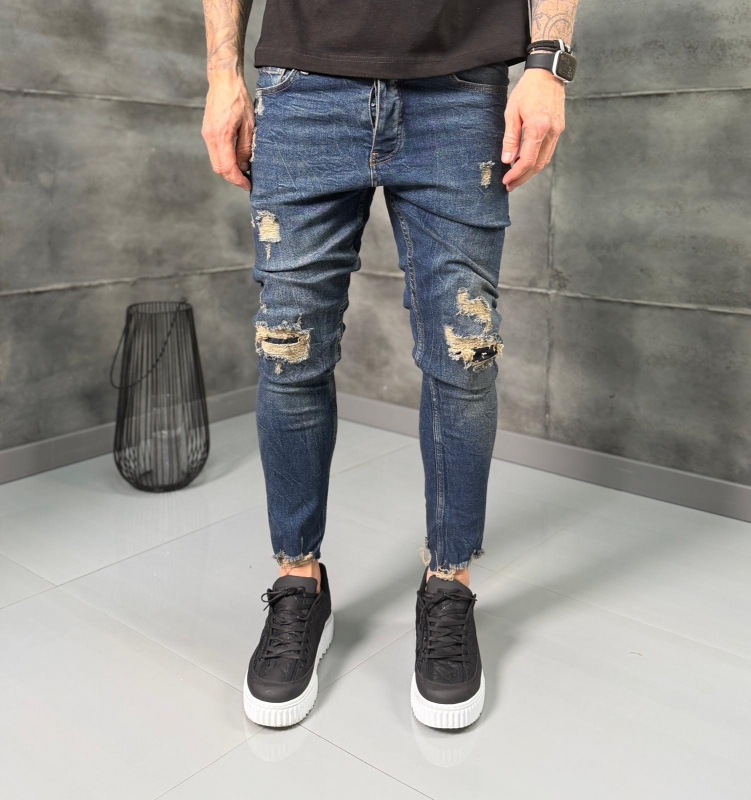 Мъжки дънки RAW EDGE RIPPED II