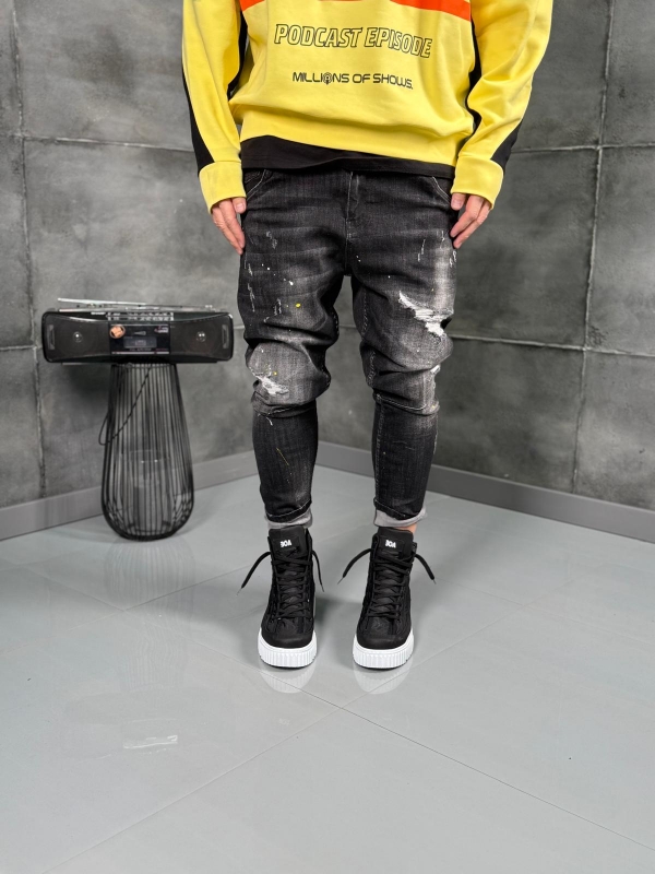 Мъжки дънки Rebel Paint Denim