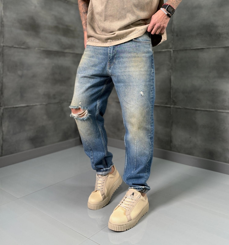 Мъжки дънки relaxed fit DUST FADE