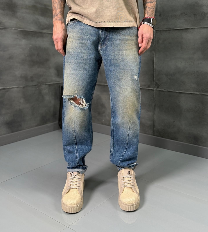 Мъжки дънки relaxed fit DUST FADE