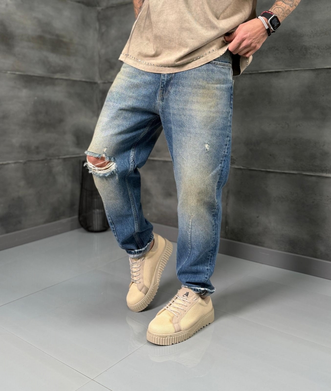 Мъжки дънки relaxed fit DUST FADE