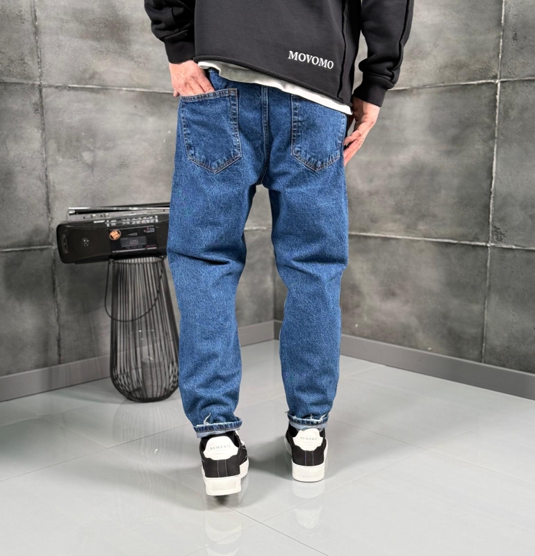 Мъжки дънки Ripped Blue