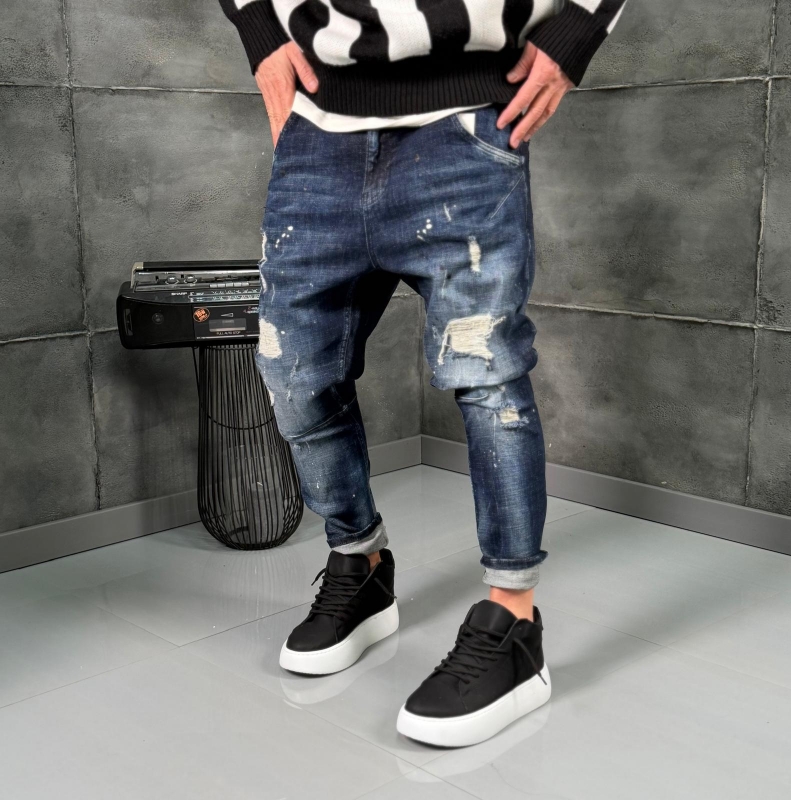 Мъжки дънки Skinny Fit Aggressive