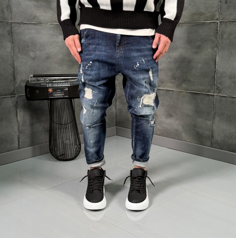 Мъжки дънки Skinny Fit Aggressive