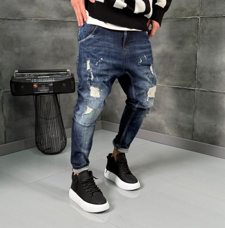 Мъжки дънки Skinny Fit Aggressive