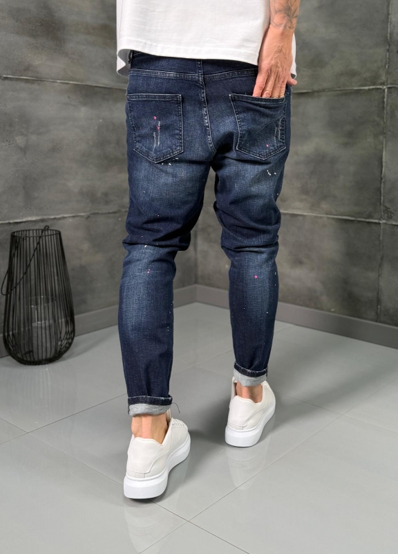 Мъжки дънки Skinny Fit NERO DRIP