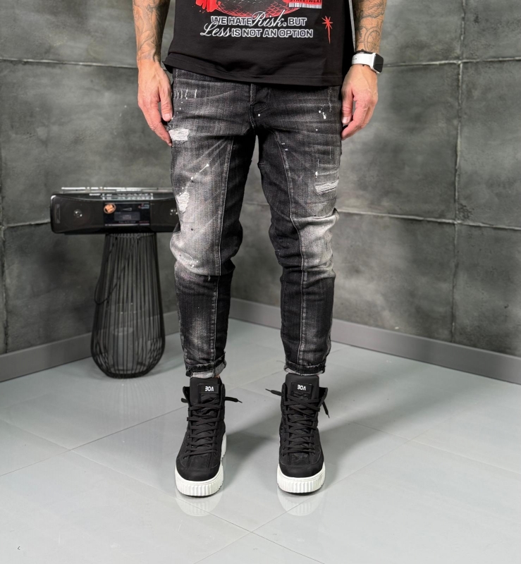 Мъжки дънки Skinny Fit URBAN SPLASH DENIM