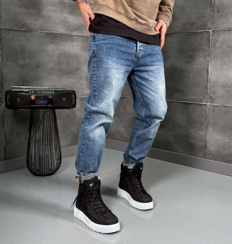 Мъжки дънки Stone Blue Denim
