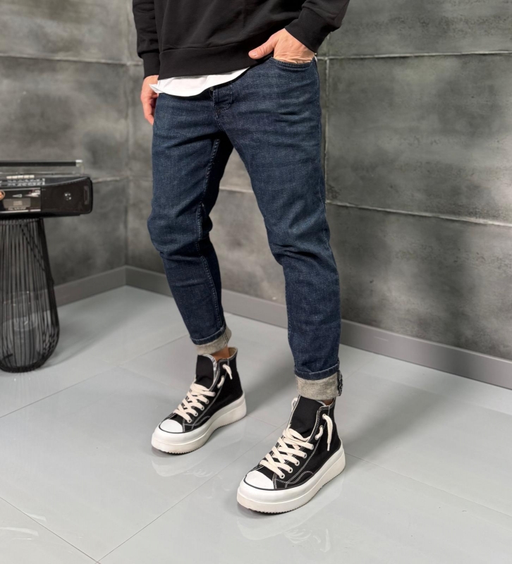 Мъжки дънки TAPERED DARK INDIGO