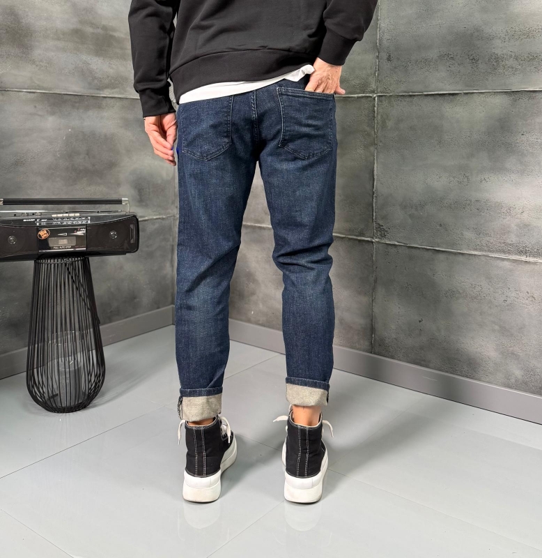 Мъжки дънки TAPERED DARK INDIGO