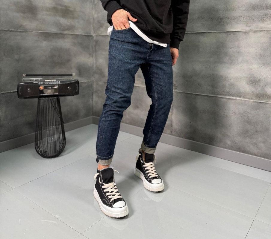 Мъжки дънки TAPERED DARK INDIGO