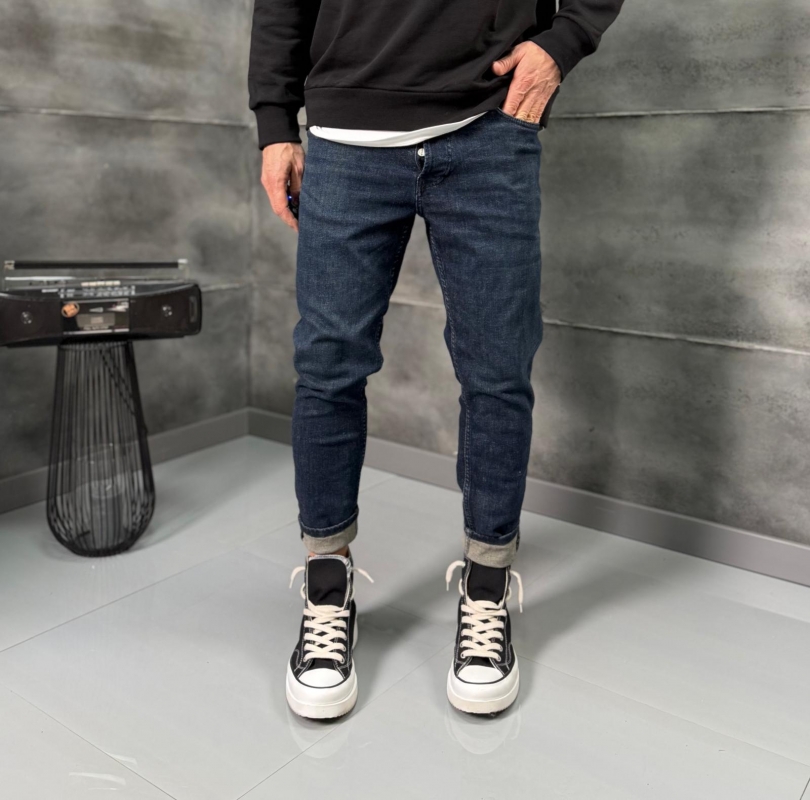 Мъжки дънки TAPERED DARK INDIGO