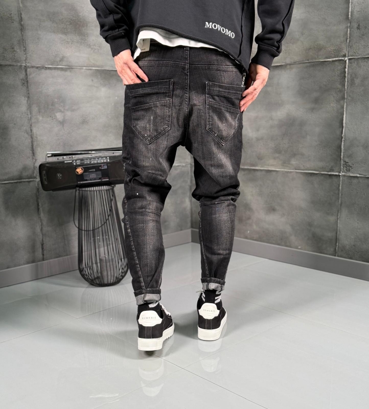 Мъжки дънки Washed Black II