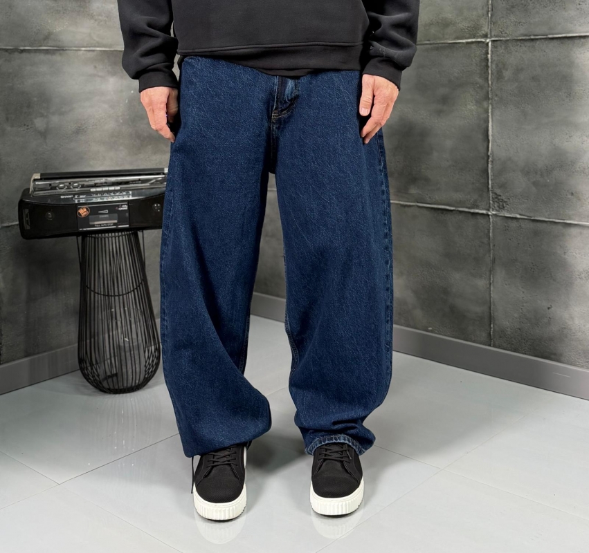 Мъжки дънки Wide Denim Deep Indigo